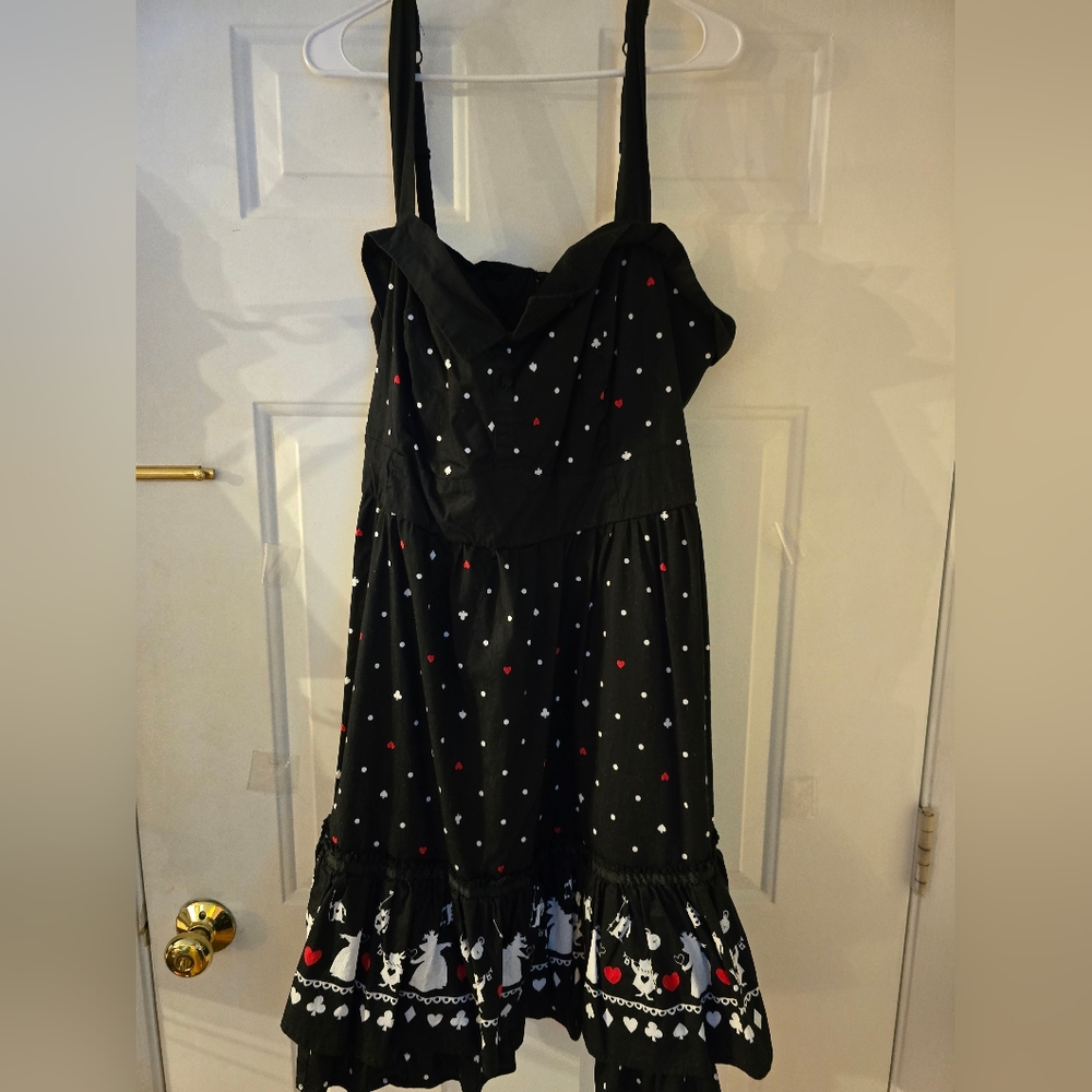 Black White And Red Alice In Wonderland Dress From Torrid Sz 26